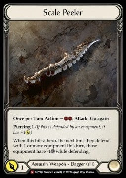 Scale Peeler [OUT010] (Outsiders) Rainbow Foil