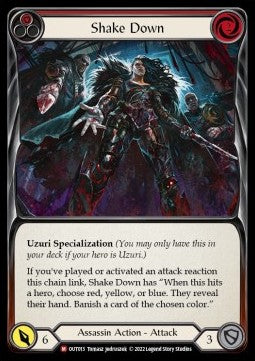 Shake Down [OUT013] (Outsiders) Rainbow Foil