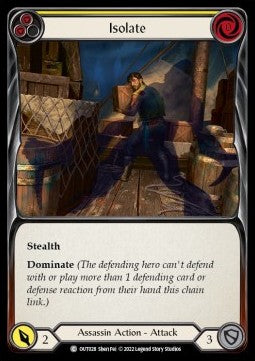 Isolate (Yellow) [OUT028] (Outsiders) Rainbow Foil