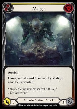 Malign (Yellow) [OUT031] (Outsiders) Regular