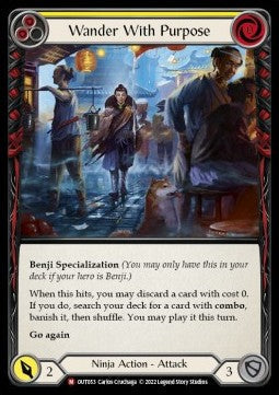 Wander With Purpose [OUT053] (Outsiders) Rainbow Foil