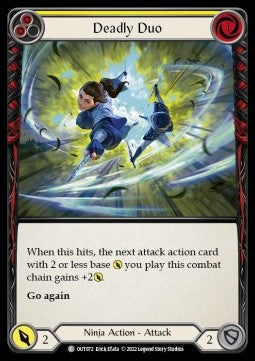 Deadly Duo (Yellow) [OUT072] (Outsiders) Rainbow Foil