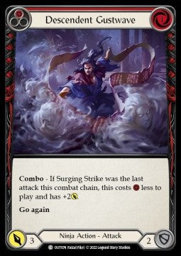 Descendent Gustwave (Red) [OUT074] (Outsiders) Rainbow Foil