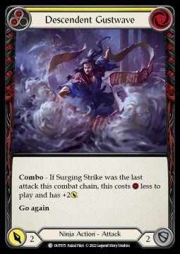 Descendent Gustwave (Yellow) [OUT075] (Outsiders) Regular