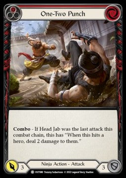 One-Two Punch (Red) [OUT080] (Outsiders) Rainbow Foil