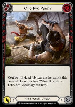 One-Two Punch (Yellow) [OUT081] (Outsiders) Rainbow Foil