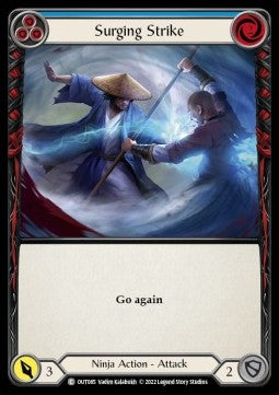 Surging Strike (Blue) [OUT085] (Outsiders) Regular