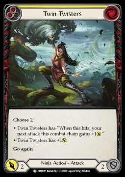 Twin Twisters (Yellow) [OUT087] (Outsiders) Regular