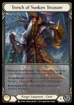 Trench of Sunken Treasure (Extended Art) [OUT094] (Outsiders) Cold Foil