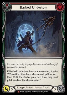 Barbed Undertow [OUT101] (Outsiders) Rainbow Foil