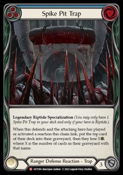 Spike Pit Trap [OUT104] (Outsiders) Rainbow Foil