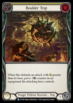 Boulder Trap [OUT106] (Outsiders) Rainbow Foil