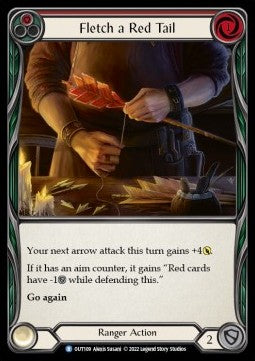 Fletch a Red Tail [OUT109] (Outsiders) Rainbow Foil