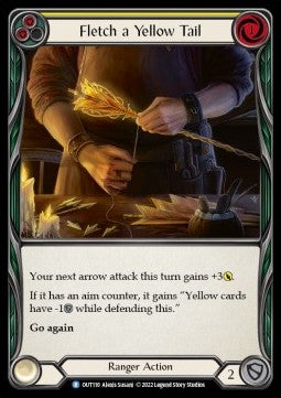 Fletch a Yellow Tail [OUT110] (Outsiders) Rainbow Foil