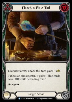 Fletch a Blue Tail [OUT111] (Outsiders) Rainbow Foil