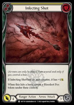 Infecting Shot (Yellow) [OUT119] (Outsiders) Rainbow Foil