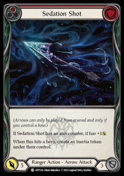 Sedation Shot (Red) [OUT124] (Outsiders) Rainbow Foil