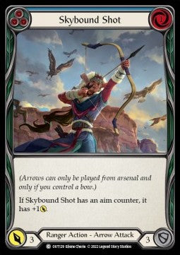 Skybound Shot (Blue) [OUT129] (Outsiders) Rainbow Foil