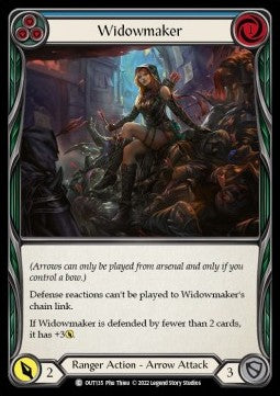 Widowmaker (Blue) [OUT135] (Outsiders) Rainbow Foil