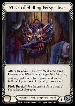 Mask of Shifting Perspectives [OUT140] (Outsiders) Rainbow Foil