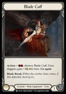 Blade Cuff [OUT141] (Outsiders) Cold Foil