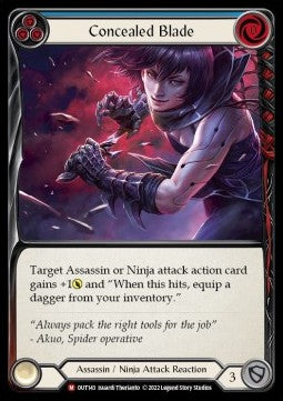 Concealed Blade [OUT143] (Outsiders) Rainbow Foil