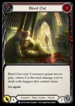 Bleed Out (Red) [OUT145] (Outsiders) Rainbow Foil