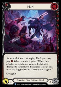 Hurl (Red) [OUT148] (Outsiders) Rainbow Foil
