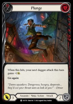 Plunge (Red) [OUT151] (Outsiders) Rainbow Foil
