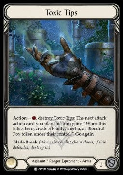 Toxic Tips [OUT158] (Outsiders) Rainbow Foil