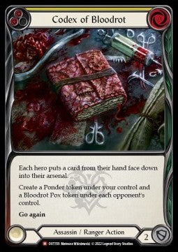 Codex of Bloodrot [OUT159] (Outsiders) Rainbow Foil
