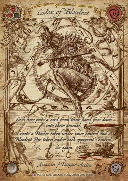 Codex of Bloodrot (Marvel) [OUT159] (Outsiders) Cold Foil