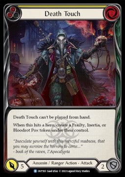 Death Touch (Yellow) [OUT163] (Outsiders) Rainbow Foil