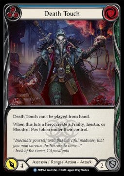 Death Touch (Blue) [OUT164] (Outsiders) Rainbow Foil