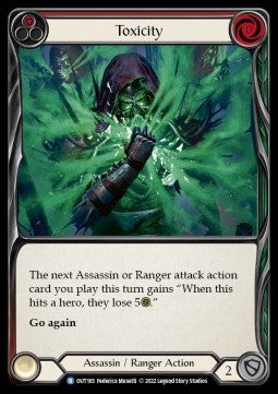 Toxicity (Red) [OUT165] (Outsiders) Rainbow Foil