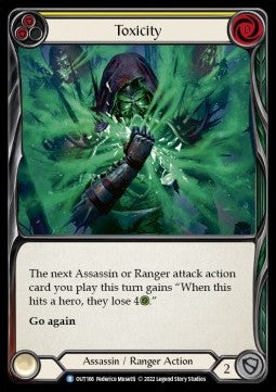 Toxicity (Yellow) [OUT166] (Outsiders) Rainbow Foil
