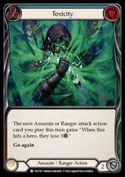 Toxicity (Blue) [OUT167] (Outsiders) Rainbow Foil