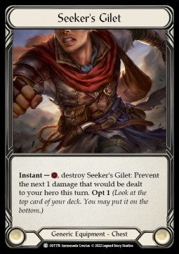 Seeker's Gilet [OUT176] (Outsiders) Rainbow Foil