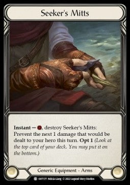 Seeker's Mitts [OUT177] (Outsiders) Cold Foil