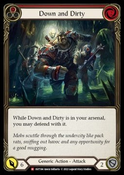 Down and Dirty [OUT184] (Outsiders) Rainbow Foil