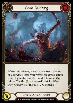 Gore Belching [OUT186] (Outsiders) Rainbow Foil