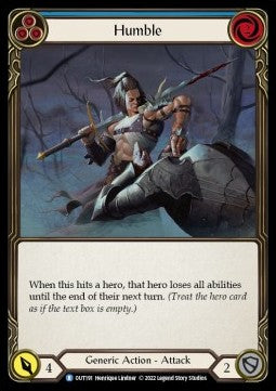 Humble (Blue) [OUT191] (Outsiders) Rainbow Foil