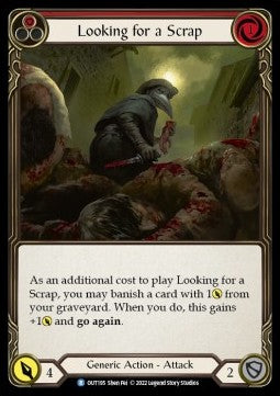 Looking for a Scrap (Red) [OUT195] (Outsiders) Rainbow Foil
