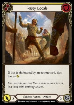 Feisty Locals (Yellow) [OUT208] (Outsiders) Rainbow Foil