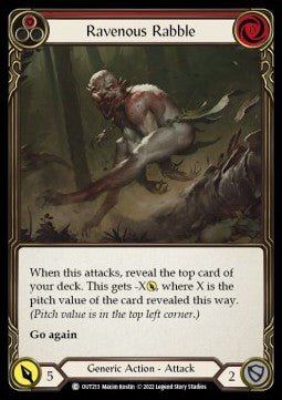 Ravenous Rabble (Red) [OUT213] (Outsiders) Regular