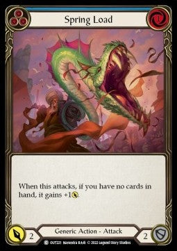 Spring Load (Blue) [OUT221] (Outsiders) Rainbow Foil