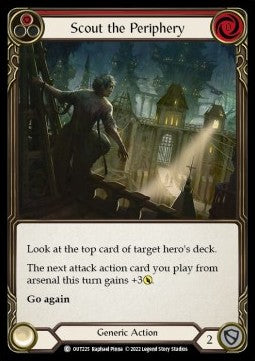 Scout the Periphery (Red) [OUT225] (Outsiders) Rainbow Foil