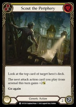 Scout the Periphery (Yellow) [OUT226] (Outsiders) Rainbow Foil