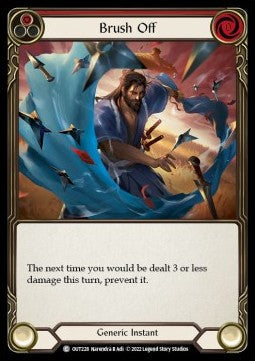 Brush Off (Red) [OUT228] (Outsiders) Rainbow Foil