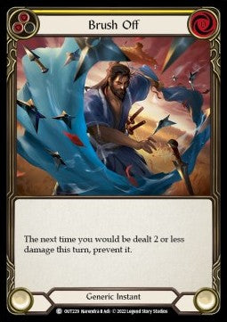 Brush Off (Yellow) [OUT229] (Outsiders) Rainbow Foil